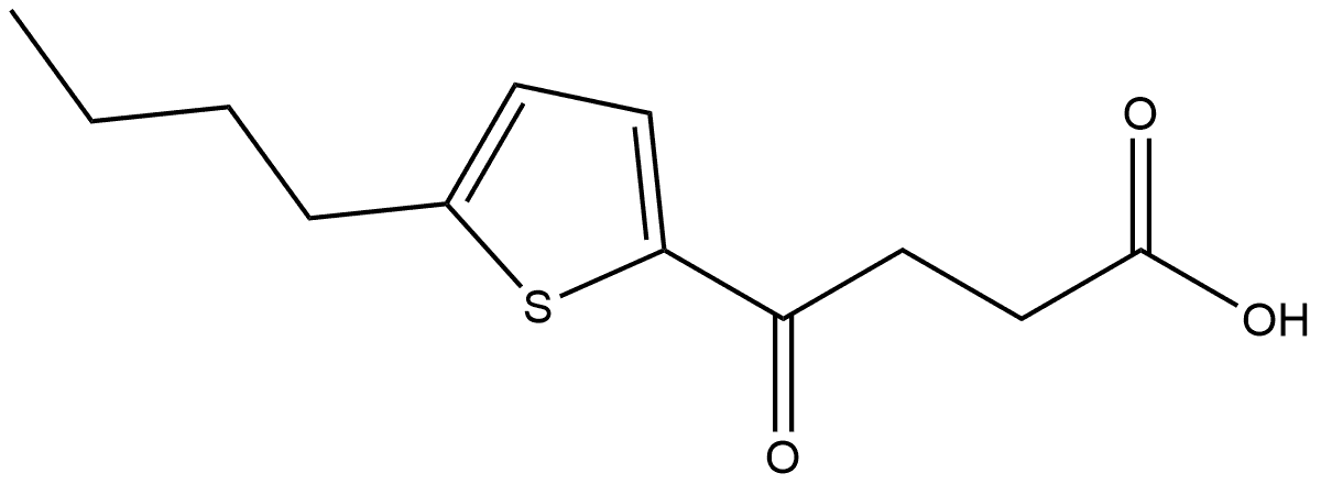 2-Thiophenebutanoic acid, 5-butyl-γ-oxo- Structure