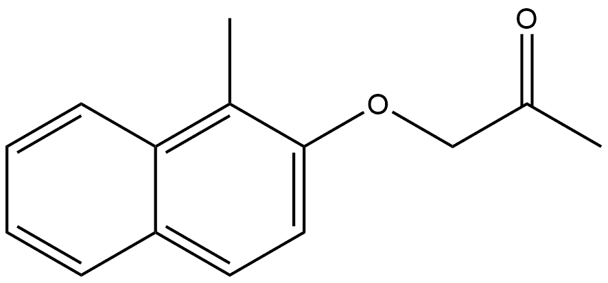 1-[(1-Methyl-2-naphthalenyl)oxy]-2-propanone Structure