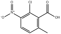 Benzoic acid, 2-chloro-6-methyl-3-nitro- Structure