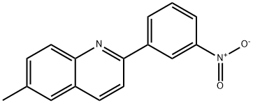 6-Methyl-2-(3-nitrophenyl)quinoline Structure