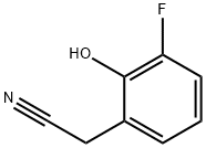 Benzeneacetonitrile, 3-fluoro-2-hydroxy- 구조식 이미지