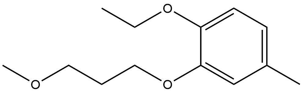 1-Ethoxy-2-(3-methoxypropoxy)-4-methylbenzene Structure