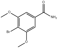 Benzamide, 4-bromo-3,5-dimethoxy- Structure