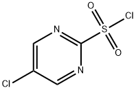 2-Chloro-pyrimidine-5-sulfonyl chloride Structure