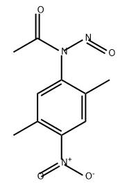Acetamide, N-(2,5-dimethyl-4-nitrophenyl)-N-nitroso- 구조식 이미지