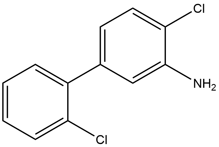 2',4-Dichloro[1,1'-biphenyl]-3-amine Structure