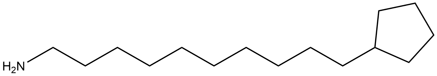 Cyclopentanedecanamine Structure