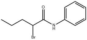 Pentanamide, 2-bromo-N-phenyl- Structure