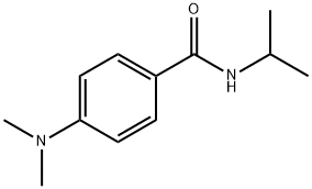 Benzamide, 4-(dimethylamino)-N-(1-methylethyl)- Structure