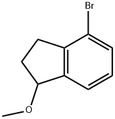 1H-Indene, 4-bromo-2,3-dihydro-1-methoxy- Structure