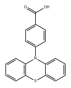 Benzoic acid, 4-(10H-phenothiazin-10-yl)- Structure