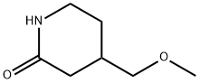 2-Piperidinone, 4-(methoxymethyl)- 구조식 이미지