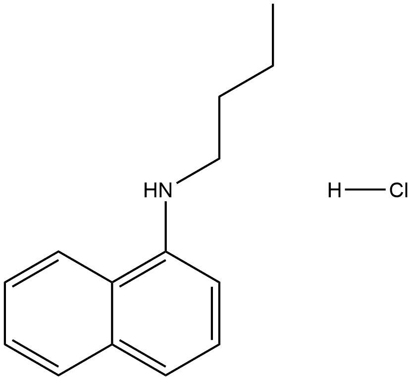 N-butylnaphthalen-1-amine hydrochloride Structure