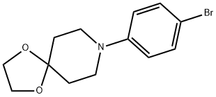 1,4-Dioxa-8-azaspiro[4.5]decane, 8-(4-bromophenyl)- 구조식 이미지