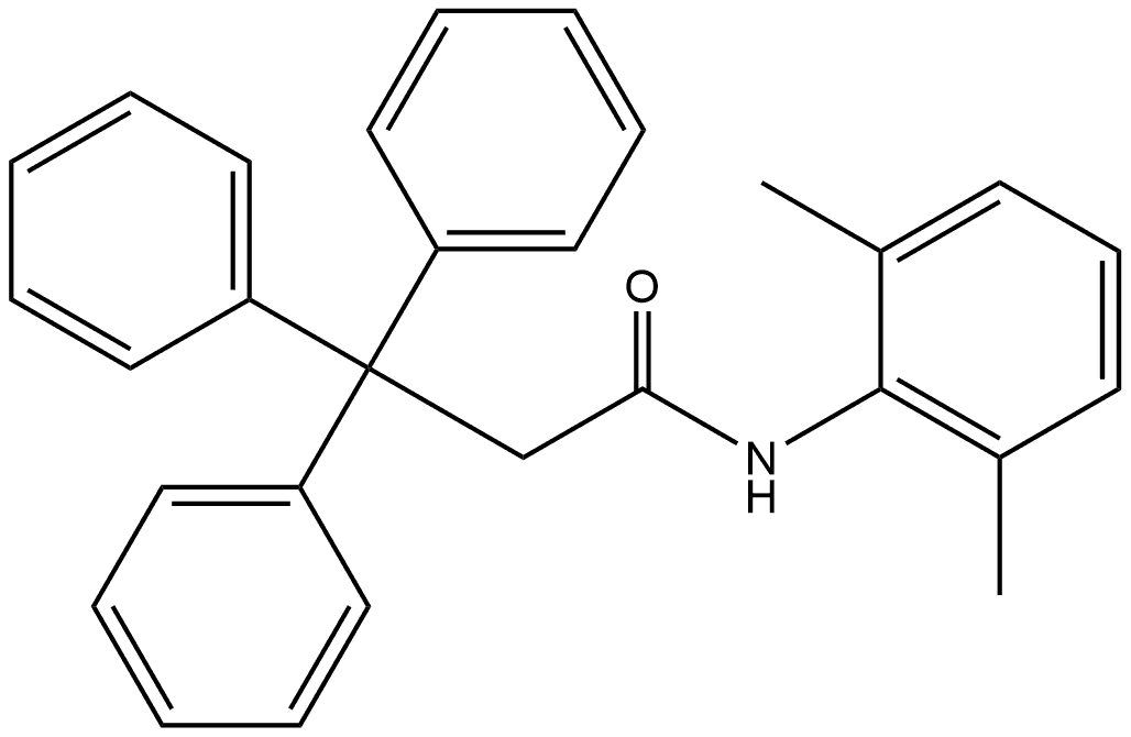 N-(2,6-Dimethylphenyl)-β,β-diphenylbenzenepropanamide Structure