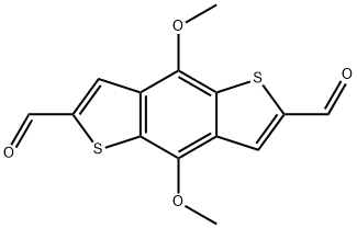 Benzo[1,2-b:4,5-b']dithiophene-2,6-dicarboxaldehyde, 4,8-dimethoxy- (9CI) Structure