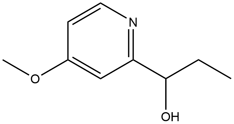 α-Ethyl-4-methoxy-2-pyridinemethanol Structure