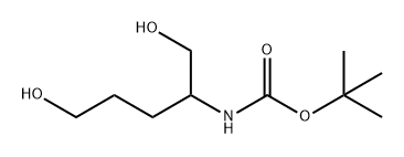 Carbamic acid, [4-hydroxy-1-(hydroxymethyl)butyl]-, 1,1-dimethylethyl ester (9CI) Structure