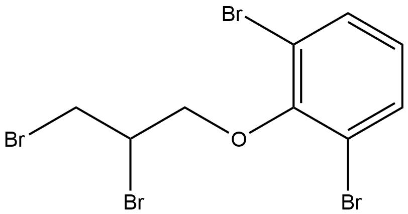 1,3-Dibromo-2-(2,3-dibromopropoxy)benzene Structure