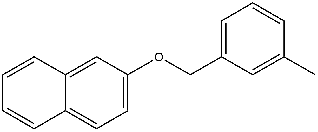 2-[(3-Methylphenyl)methoxy]naphthalene Structure