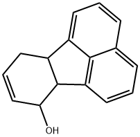 7-Fluoranthenol, 6b,7,10,10a-tetrahydro- Structure