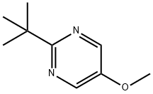 Pyrimidine, 2-(1,1-dimethylethyl)-5-methoxy- Structure