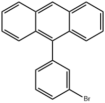 Anthracene, 9-(3-bromophenyl)- Structure