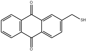 9,10-Anthracenedione, 2-(mercaptomethyl)- Structure