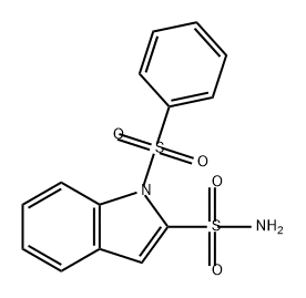 1H-Indole-2-sulfonamide, 1-(phenylsulfonyl)- 구조식 이미지