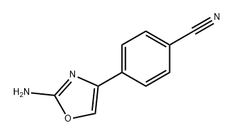 Benzonitrile, 4-(2-amino-4-oxazolyl)- Structure