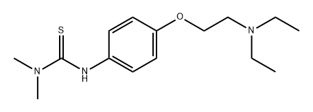 Thiourea, N'-[4-[2-(diethylamino)ethoxy]phenyl]-N,N-dimethyl- Structure