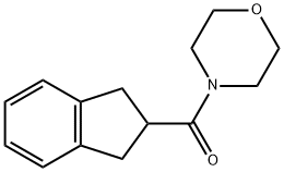 2,3-dihydro-1H-inden-2-yl(morpholino)methanone Structure