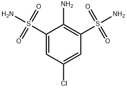 1,3-Benzenedisulfonamide, 2-amino-5-chloro- 구조식 이미지