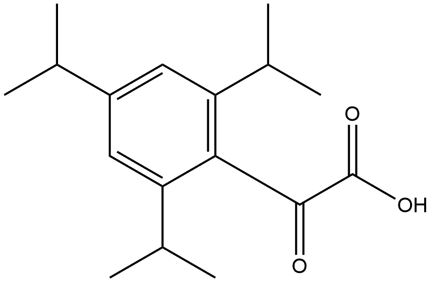 2,4,6-Tris(1-methylethyl)-α-oxobenzeneacetic acid Structure