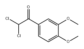 Ethanone, 2,2-dichloro-1-(3,4-dimethoxyphenyl)- Structure