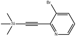 3-Bromo-2-((trimethylsilyl)ethynyl)pyridine Structure