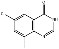 4(3H)-Quinazolinone, 6-chloro-8-methyl- Structure