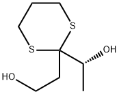 1,3-Dithiane-2-ethanol, 2-(1-hydroxyethyl)-, (R)- (9CI) 구조식 이미지