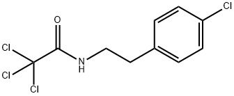 Acetamide, 2,2,2-trichloro-N-[2-(4-chlorophenyl)ethyl]- Structure