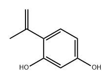 1,3-Benzenediol, 4-(1-methylethenyl)- Structure