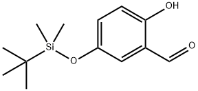 Benzaldehyde, 5-[[(1,1-dimethylethyl)dimethylsilyl]oxy]-2-hydroxy- Structure