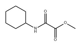 Acetic acid, 2-(cyclohexylamino)-2-oxo-, methyl ester 구조식 이미지