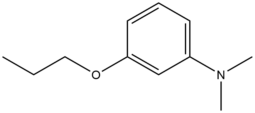 N,N-Dimethyl-3-propoxybenzenamine Structure