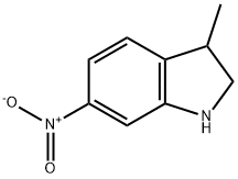 1H-Indole, 2,3-dihydro-3-methyl-6-nitro- Structure