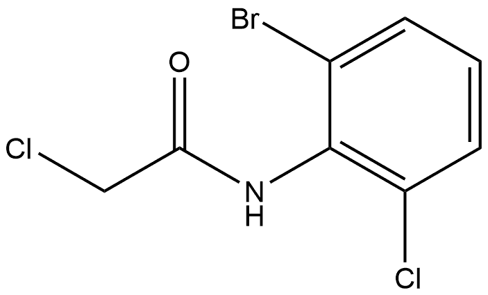 N-(2-Bromo-6-chlorophenyl)-2-chloroacetamide Structure