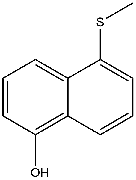 5-(methylthio)naphthalen-1-ol Structure