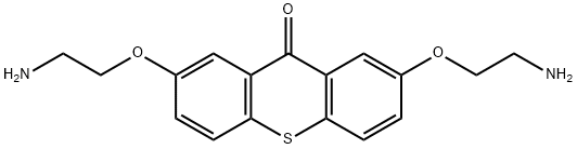 9H-Thioxanthen-9-one, 2,7-bis(2-aminoethoxy)- 구조식 이미지
