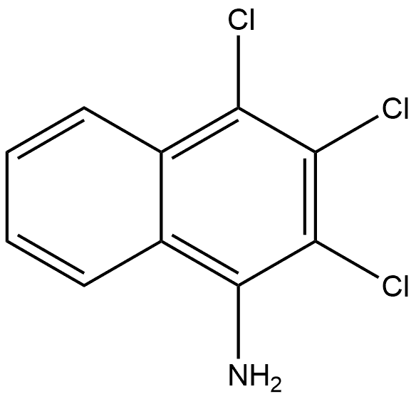 2,3,4-trichloro-[1]naphthylamine Structure