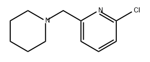 Pyridine, 2-chloro-6-(1-piperidinylmethyl)- Structure