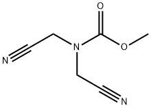 Carbamic acid, N,N-bis(cyanomethyl)-, methyl ester Structure